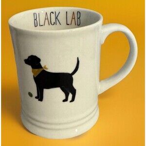 Fringe Studio BLACK LAB Dog Coffee Mug Labrador Retriever